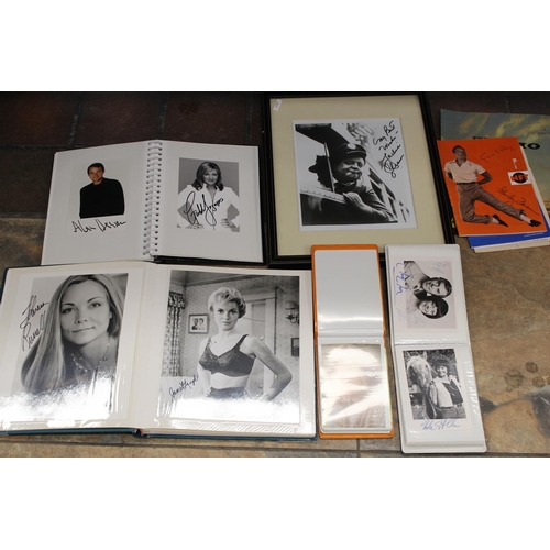 115 - 4 AUTOGRAPH ALBUMS & 3 AUTOGRAPH ITEMS