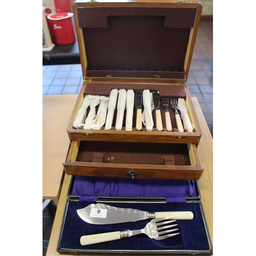 9 - CANTEEN CUTLERY & CARVING SET