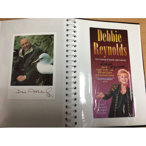 115 - 4 AUTOGRAPH ALBUMS & 3 AUTOGRAPH ITEMS