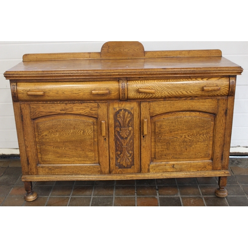 158a - OAK SIDEBOARD