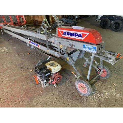 24 - BUMPA PETROL TILE HOIST WITH HONDA GX10 ENGINE 8 METRE