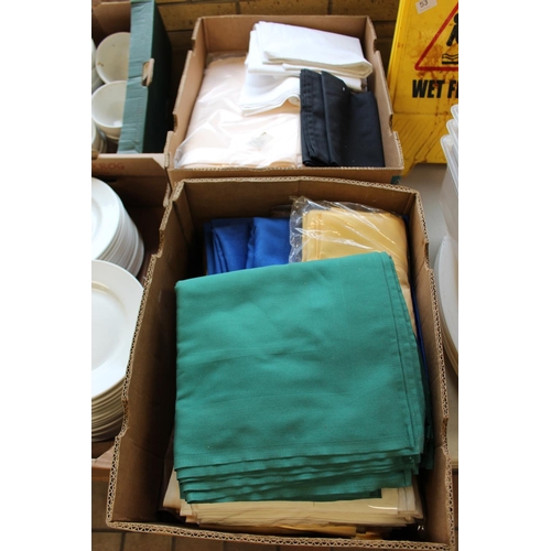 51 - 2 X BOXES TABLE CLOTHS