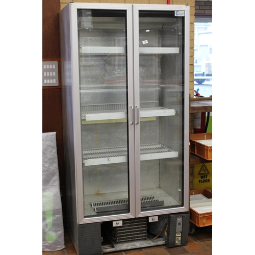 70 - 2 DOOR DISPLAY FRIDGE