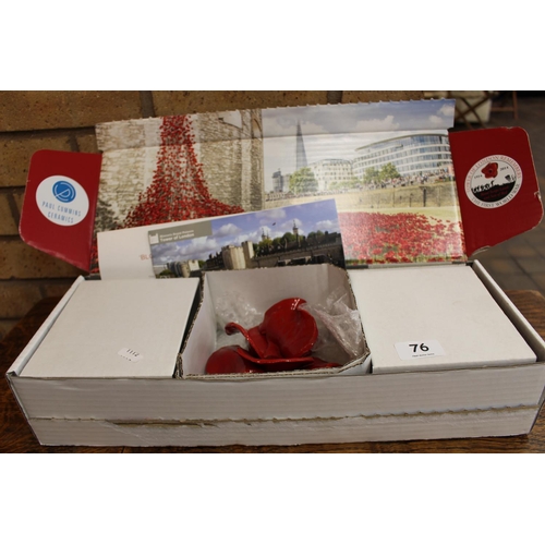 76 - OFFICIAL LONDON REMEMBRANCE POPPY