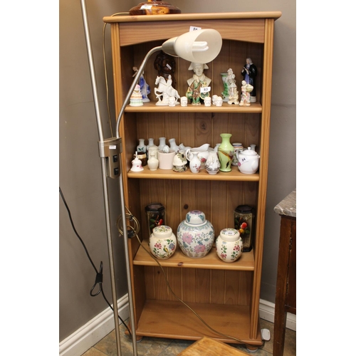 86 - LARGE PINE BOOKCASE