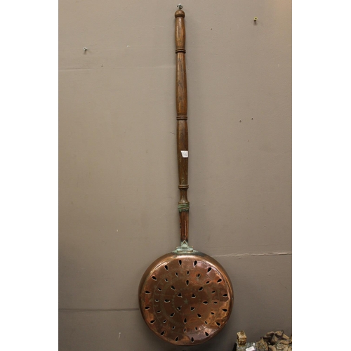 81a - Copper warming pan
