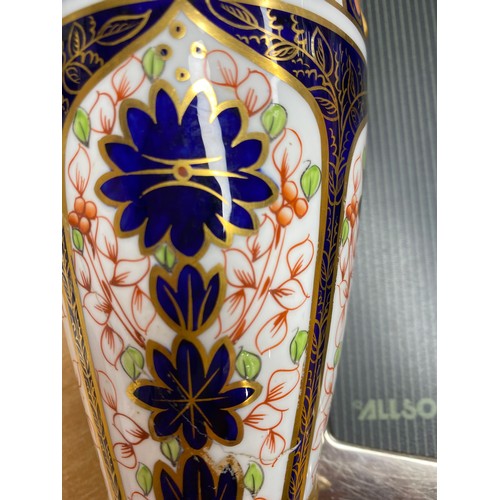 105 - ROYAL CROWN DERBY VASE