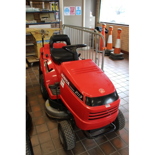 Honda 2113 riding discount mower