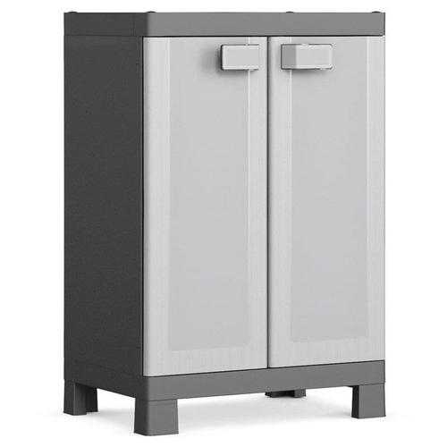 43 - vidaXL-Keter Low Storage Cabinet Titan Black And Grey 100 Cm RRP£159.99
