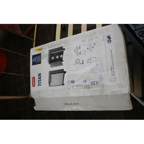 43 - vidaXL-Keter Low Storage Cabinet Titan Black And Grey 100 Cm RRP£159.99