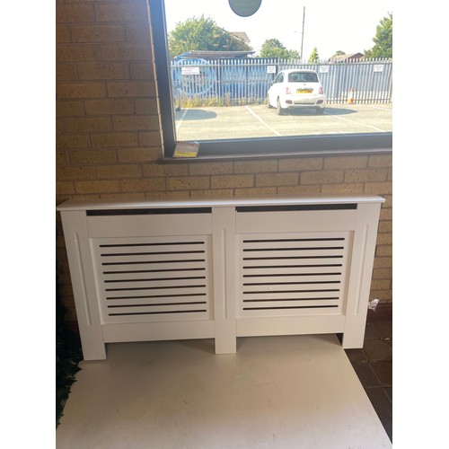 45 - Belfry Heating-Ressie Radiator Cover 80 H x 141 W x 16 D,  White RRP£55.53