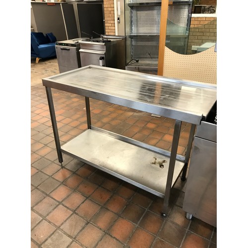 202 - SS SIDE TABLE