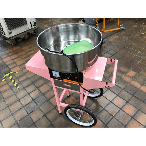 188 - CANDY FLOSS MACHINE CART & ACCESSORIES