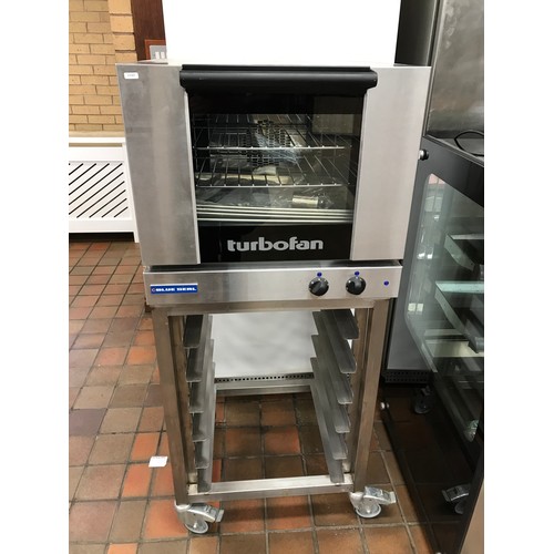 184 - BLUE SEAL E23M3 TURBO FAN OVEN & STAND