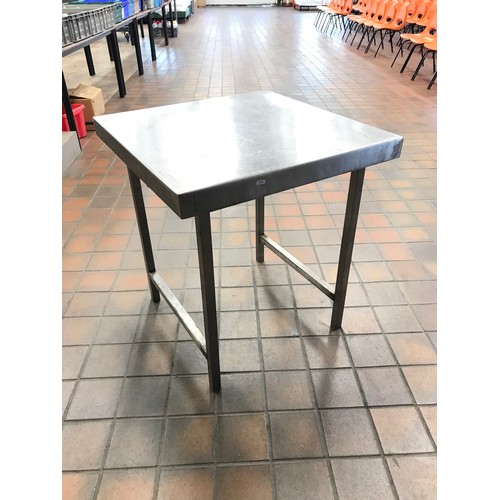 234 - SS TABLE 700 X700 X 800MM APPROX
