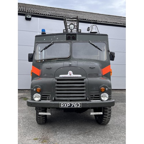 191 - 1956 BEDFORD GREEN GODDESS 'RXP763' 5000cc FIRE ENGINE -WITH KEY -3483K MILES