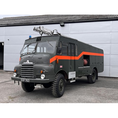 191 - 1956 BEDFORD GREEN GODDESS 'RXP763' 5000cc FIRE ENGINE -WITH KEY -3483K MILES