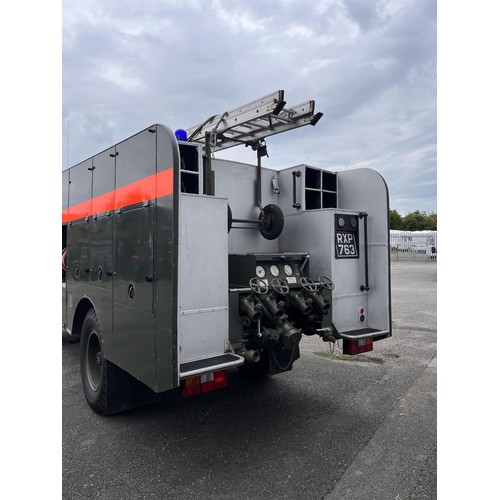 191 - 1956 BEDFORD GREEN GODDESS 'RXP763' 5000cc FIRE ENGINE -WITH KEY -3483K MILES
