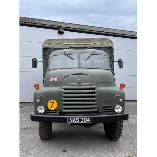 193 - 1953 BEDFORD MARK 1 GS 4X4 ARMY TRUCK 'NAS304' = 9050 MILES - WITH KEY
