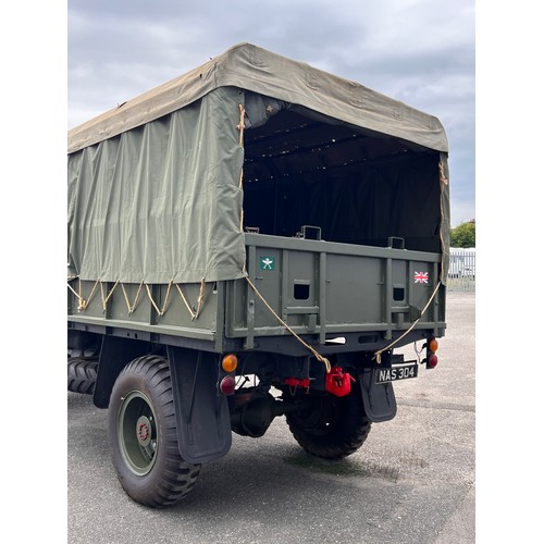193 - 1953 BEDFORD MARK 1 GS 4X4 ARMY TRUCK 'NAS304' = 9050 MILES - WITH KEY