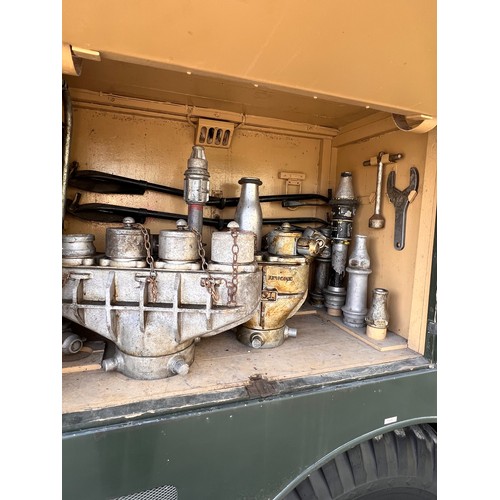 191 - 1956 BEDFORD GREEN GODDESS 'RXP763' 5000cc FIRE ENGINE -WITH KEY -3483K MILES