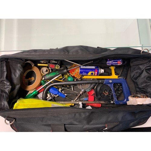 168 - BLACK TOOL BOX & CONTENTS (LC/41)