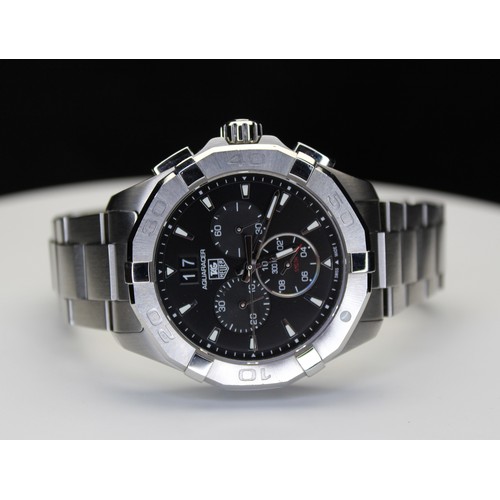 271 - TAG HEUR AQUARACER CHRONOGRAPH STAINLESS STEEL WATCH MODEL NUMBER CAY1110-0 SERIAL NUMBER WKH5625 WI... 