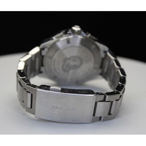 271 - TAG HEUR AQUARACER CHRONOGRAPH STAINLESS STEEL WATCH MODEL NUMBER CAY1110-0 SERIAL NUMBER WKH5625 WI... 