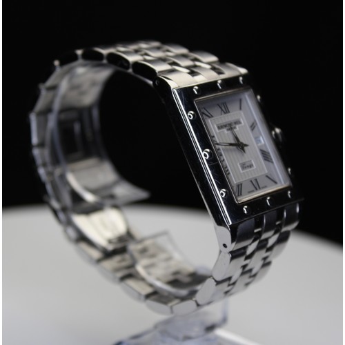 264 - GENTS RAYMOND WEIL TANGO BRACELET WATCH MODEL 5381 SERIAL NUMBER K007420 RRP £895 (CRP/4)