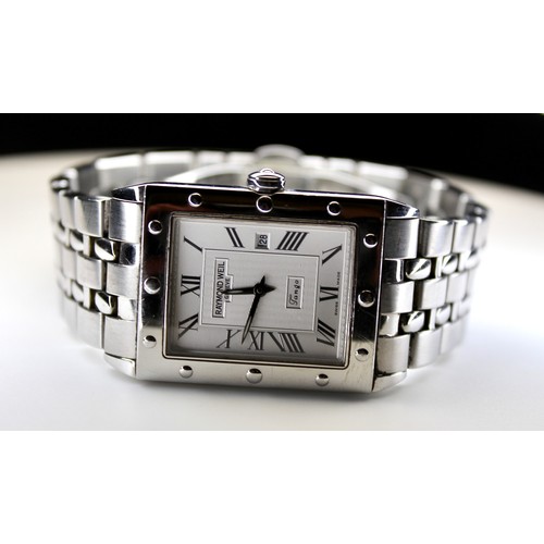 264 - GENTS RAYMOND WEIL TANGO BRACELET WATCH MODEL 5381 SERIAL NUMBER K007420 RRP £895 (CRP/4)