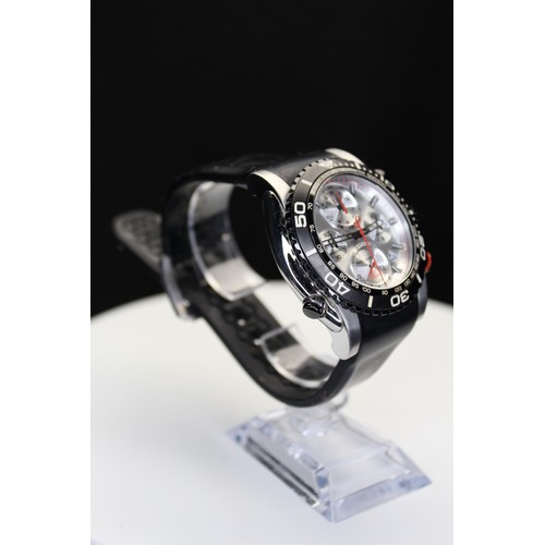 261 - BULOVA PRECISIONIST MODEL 98B210 CHRONOGRAPH TACHYMETER RRP £599 (P20161449)