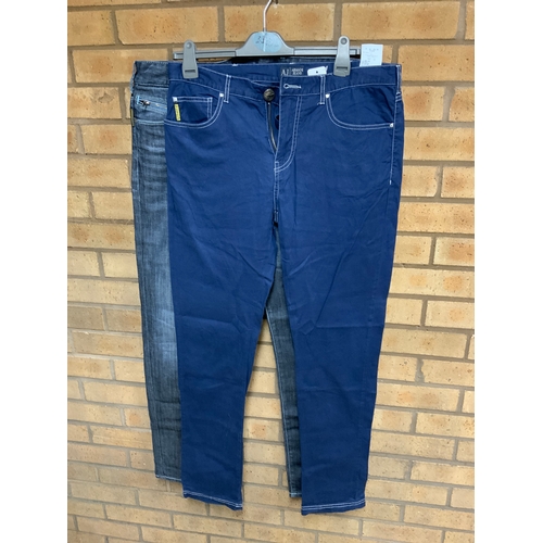 172 - ARMANI JEANS SIZE 36 36, ARMANI PANTS 34 34 TOTAL RRP £229(CRP8)