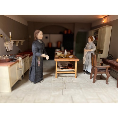 137 - DOWNTON ABBEY DOLLS HOUSE 4 FLOOR & BASEMENT'LANCASTER GATE' AND ACCESSORIES