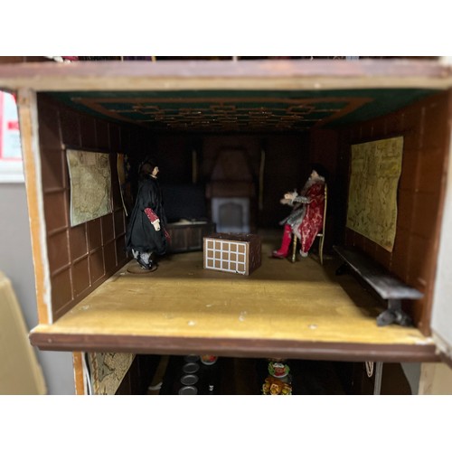 136 - TUDOR DOLLS HOUSE AND ACCESORIES