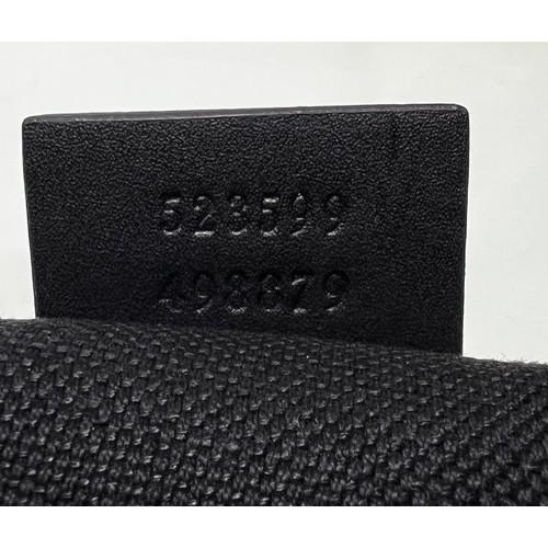 175 - Gucci GG Black small messenger bag Style ‎523599 - Serial number 498879- RRP £755 (42)