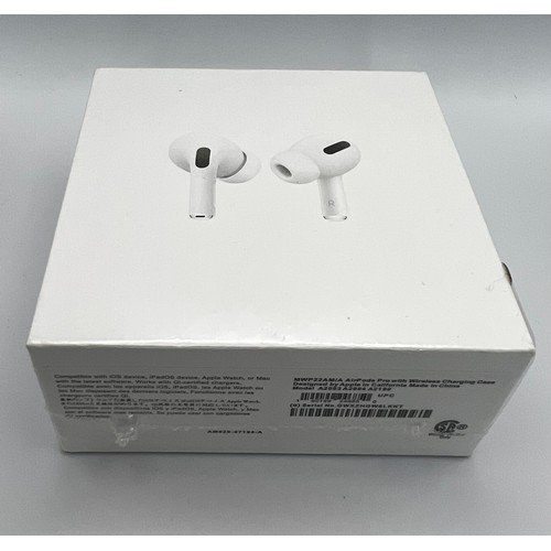 170 - NEW IN UNOPENED BOX - APPLE AIRPODS PRO WITH WIRELESS CHARGING CASE RRP £249 (9302)