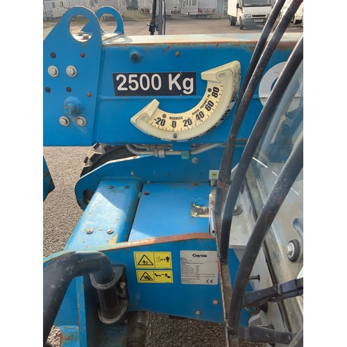 191 - 2013 GENIE GTH2506 ROUGH TERRAIN VARIABLE REACH TRUCK - REG NUMBER 'OW62KBY'