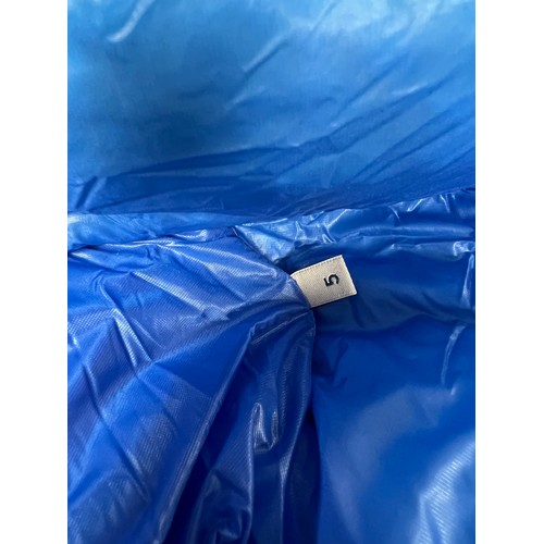 120 - MONCLER BLUE 'LAMENTIN' QUILTED DOWN JACKET WITH HOOD RRP £1259 SIZE 5 SERIAL CODE:F20911B58300 539W... 