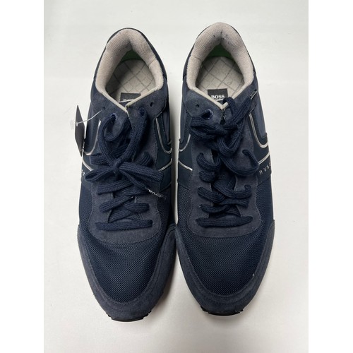 107 - Hugo boss Parkour Runn Nymx Style 5031713 Navy Trainers size 42 RRP £159