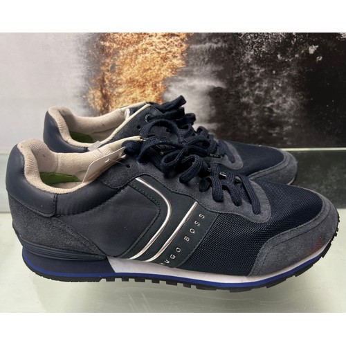 107 - Hugo boss Parkour Runn Nymx Style 5031713 Navy Trainers size 42 RRP £159