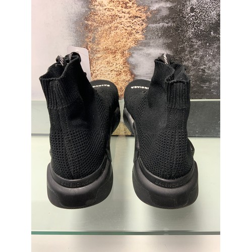 168 - BALENCIAGA SPEED 2.0 LACE UP TRAINERS IN BLACK SIZE 7 IN BOX RRP £735 (KA/03)
