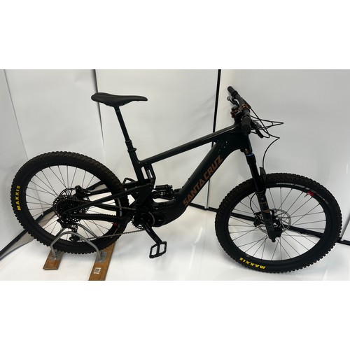 159 - SANTA CRUZ HECKLER CARBON CC X01 ELECTRIC BIKE - FRAME SIZE LARGE WHEEL SIZE 27.5 WITH 1 CHARGERS - ... 