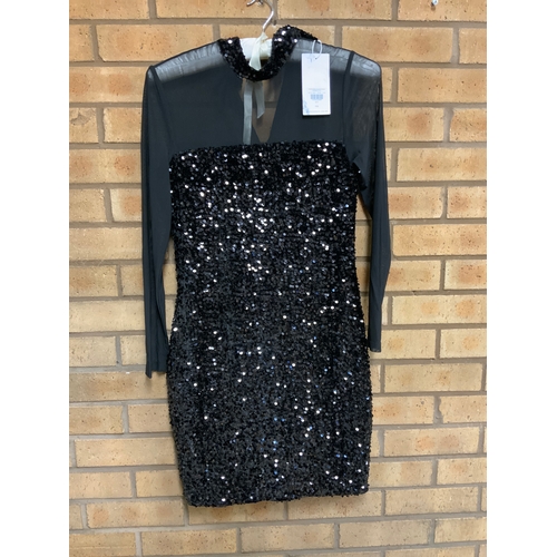 18 - WAREHOUSE DRESS RRP £59 & PAPAYA BLACK JACKET RRP £30 ALL SIZE 10 (9359)