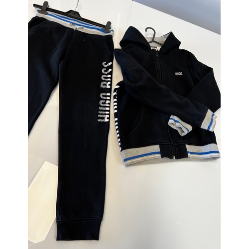 64 - 2  X HUGO BOSS TRACK SUITS AGE 12 APROX TOTAL RRP £225 (44)