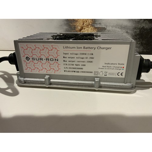 52A - SUR-RON 60V CHARGER 60v Standard Sur-Ron Charger with UK 13a Plug RRP £250 (FOR A SURRON ELECTRIC BI... 