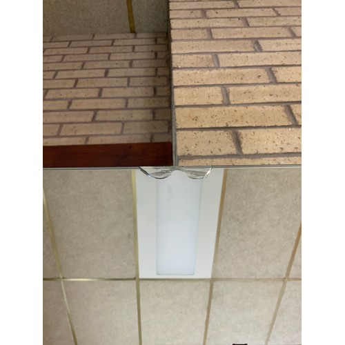 300 - Design12 Pairs Shoe Storage Cabinet RRP £194.99glass a/f