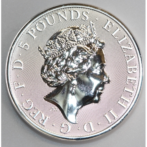 95 - WHITE HORSE OF HANNOVER 2020 2oz 999.9 SILVER COIN RRP £67.68