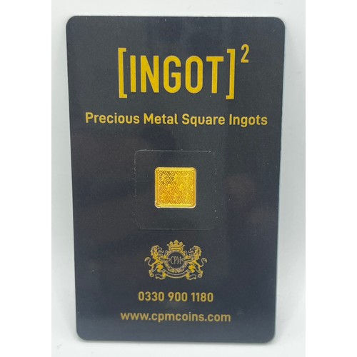 110 - LTD. EDITION BATTLE OF BRITAIN INGOT-1g OF PURE GOLD W CERTIFICATE RRP £59