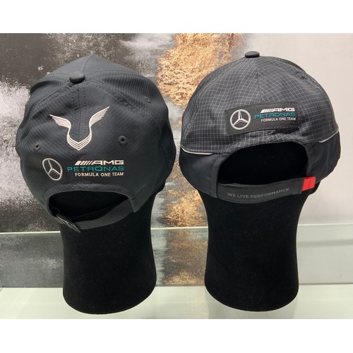 74 - 1 X MERCEDES AMG PETRONAS FORMULA ONE TEAM CAP RRP £26 & 1 X MERECEDES FTX GRAN TURISMO CAP RRP ... 