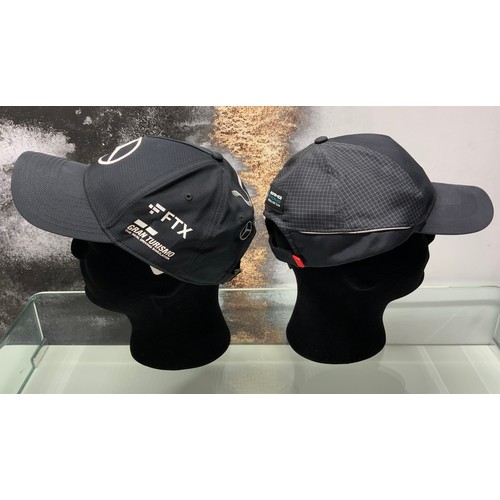 74 - 1 X MERCEDES AMG PETRONAS FORMULA ONE TEAM CAP RRP £26 & 1 X MERECEDES FTX GRAN TURISMO CAP RRP ... 
